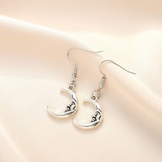 Серьги-подвески с луной Shein