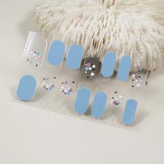 1 лист Стикер для ногтей с рисунком сердца Shein