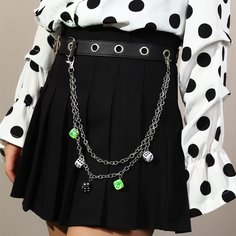 Цепочка для брюк с декором игральной кости Shein