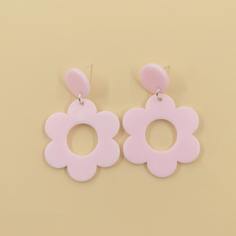 Серьги-подвески в форме цветка Shein