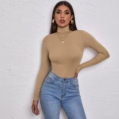 Одноцветный Основы Футболки Shein