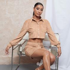 Пуговица Одноцветный Повседневный Блузы Shein