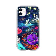 Чехол для iPhone с принтом астронавта Shein