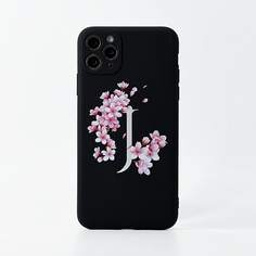 Чехол для iPhone с текстовым и цветочным принтом Shein