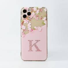Чехол для iPhone с текстовым и цветочным принтом Shein