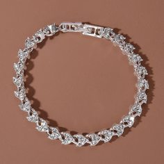 Браслет со стразами Shein