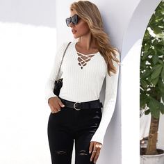 Трикотажный свитер Shein