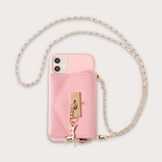 Чехол-кошелек для iPhone с цепочкой 1шт Shein