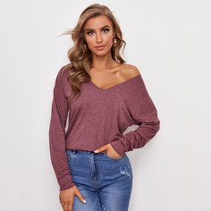 Одноцветный Основы Футболки Shein