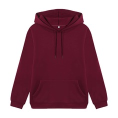 на кулиске Ровный цвет Повседневный Свитшоты Shein