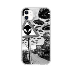 Чехол для iPhone с принтом НЛО Shein