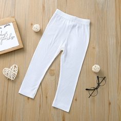 Трикотажные леггинсы для девочек Shein