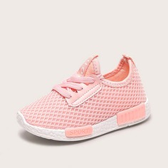 Кроссовки на шнуровке для девочек Letter Patch Shein