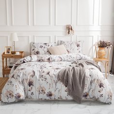 Комплект постельного белья с цветочным узором без наполнителя Shein