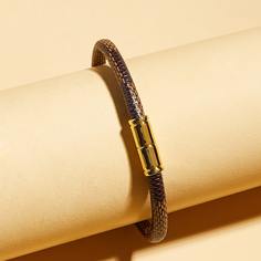 коричневый Повседневный Мужские браслеты Shein
