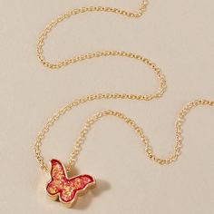 Бабочка декор ожерелье Shein