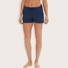 однотонные спортивные шорты с карманом и узлом Shein