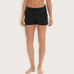 однотонные спортивные шорты с карманом и узлом Shein
