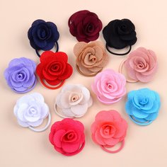 Резинка для волос с цветком для девочек 13шт Shein