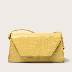 Сумка через плечо с рельефным узором Shein