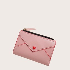 Кошелек с аппликацией сердечка Shein