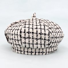 Берет в клетку для девочек Shein
