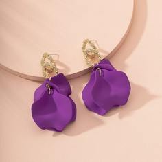 Серьги-подвески с цветком Shein