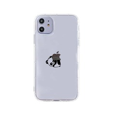 1шт прозрачный чехол для iPhone с принтом панды Shein