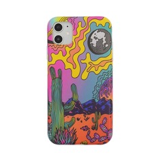Чехол для iPhone с принтом растений Shein