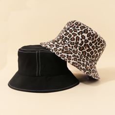 2шт шляпа с леопардовым узором Shein