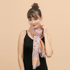 Шарф с этническим рисунком Shein