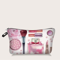 Косметичка с косметическим рисунком Shein