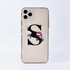 Прозрачный чехол для iPhone с текстовым принтом Shein