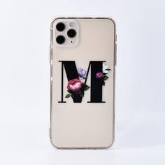 Прозрачный чехол для iPhone с текстовым принтом Shein