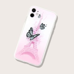 Чехол для iPhone с узором "эйфелева башня Shein