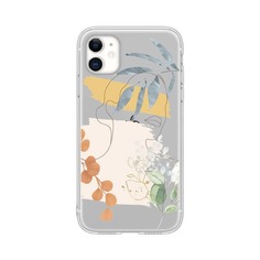 Чехол для iPhone с принтом растений Shein