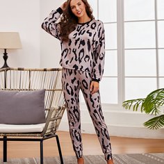 узел Принт Повседневный Пижама Shein