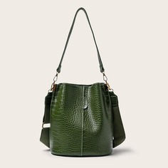 Сумка с крокодиловым тиснением Shein