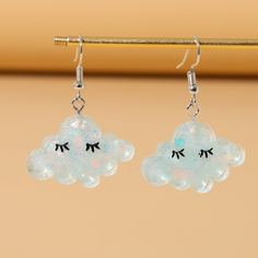 Серьги-подвески с акриловым облаком Shein