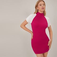 Трикотажное платье из смесового модала Shein