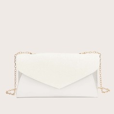 На цепочке Одноцветный Модный Сумка через плечо Shein