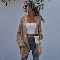 Кардиган с карманами Shein