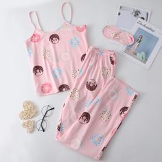 Принт милый Пижама Shein