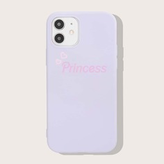 Чехол для iPhone с текстовым принтом Shein
