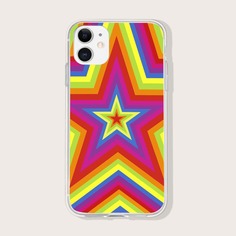 Чехол для iPhone с узором звезды Shein