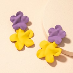 Серьги в форме цветка Shein