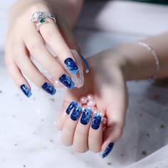 24шт накладные ногти, двустороняя лента и маникюр Shein