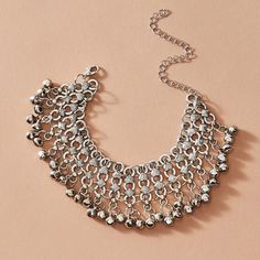 Ножной браслет с колокольчиками Shein