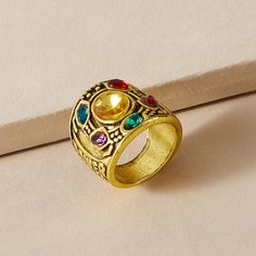 Мужское кольцо со стразами Shein