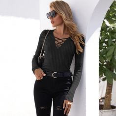 Трикотажный свитер Shein